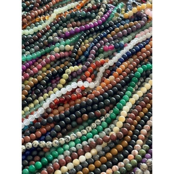 8mm Natural Gemstone Mystery Bundle - Full Strands! - Picture 1 of 12